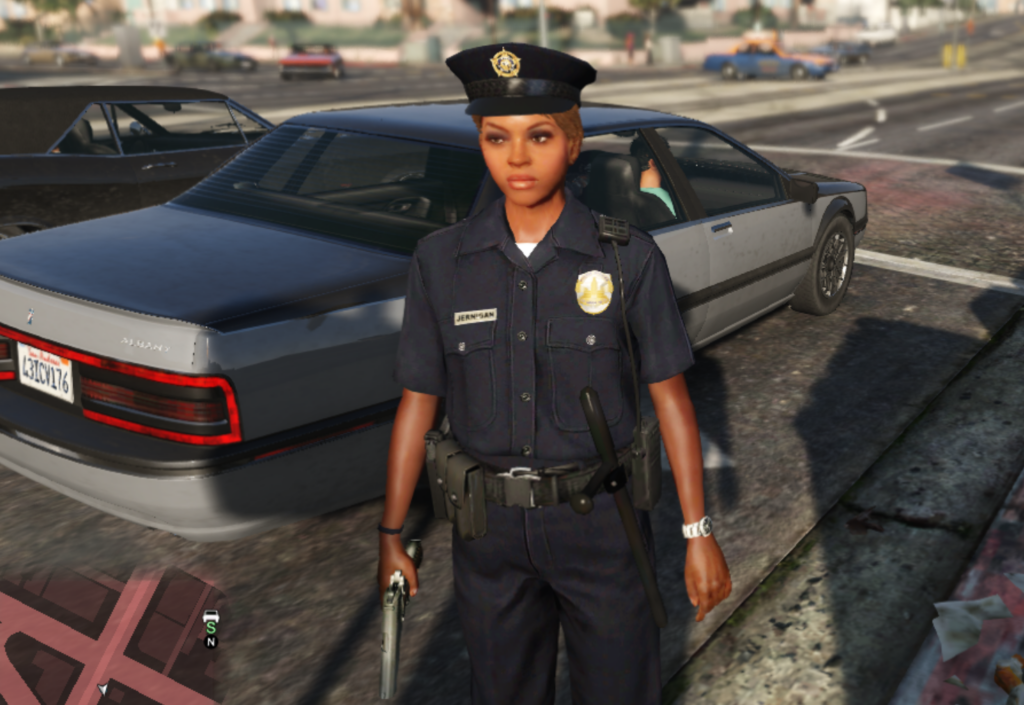 female cop gta V